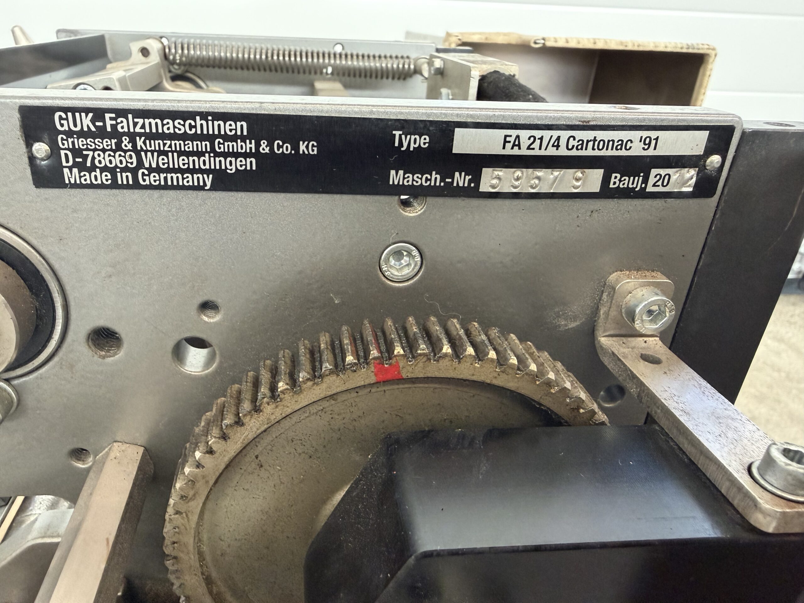 GUK FA 21/4 Cartonac 91 Prospektfalzer für Kartoniermaschinen – Bild 9